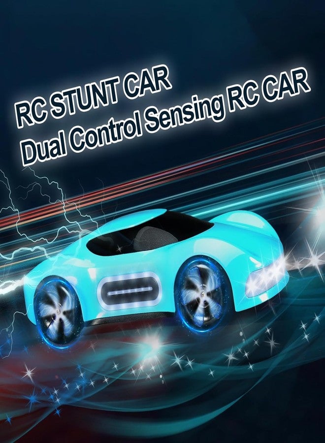 KING FORU Remote Control RC Cars Toys: Gesture Drift Stunt Cars, Hand Sensing Control RC Toys for Kids, Birthday Gifts for Boys Girls, 2.4GHz Double Sided 360° Off Road Rotating, with Lights Music - Image 2